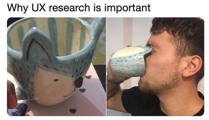 meme of why ux research is important